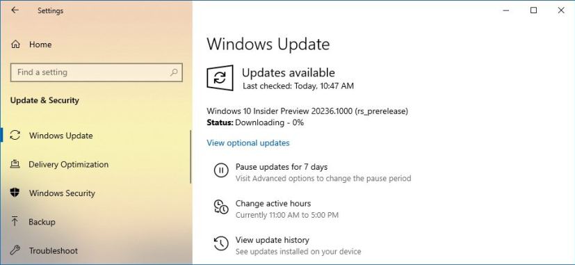 Windows 10 Insider Preview build download